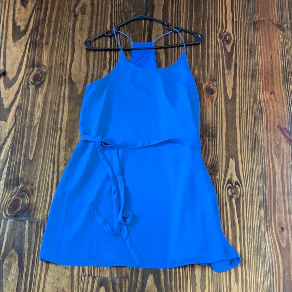 Bishop + Young blue Sz m mini dress